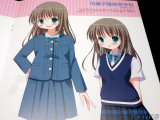 加藤学園高等学校、夏服と冬服でスカートも違う
