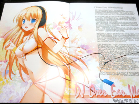 ヘッドホンを女の子のイラストと共に紹介・解説、上はFanny Wang DJOverEarWangs女の子は水着姿多め「水着ヘッドホン本のようになってしまった気もしなくはない^^；」