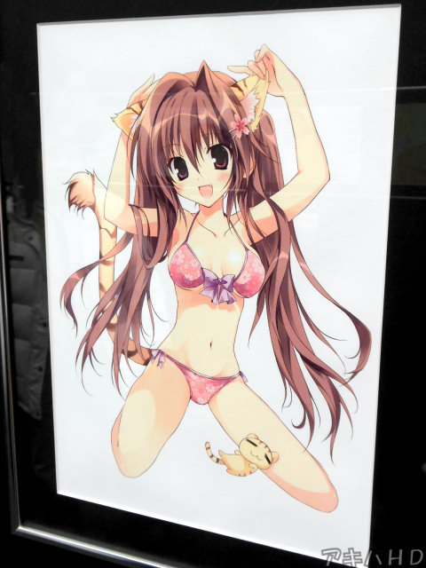 karory氏は8月に行われた「karoryイラスト展」から29点が展示新しく展示された絵は1点のみ