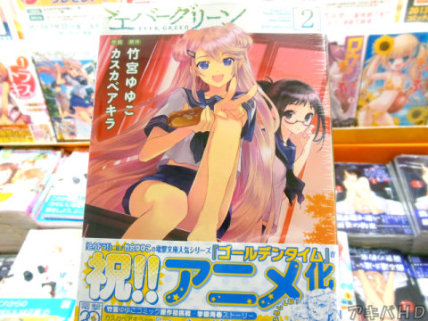 竹宮ゆゆこ氏×カスカベアキラ氏「エバーグリーン」2巻「甘くてしょっぱい夏の思い出の一ページを、ぜひご一読いただければ幸いです」