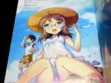 メガネと白ワンピ