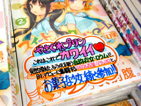 とらのあな「お菓子な少女、続々参加！！」「やさぐれプリンこれはこれでカワイイ♥」