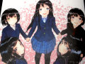 青森に実在する高校の女子冬制服イラスト本「Aomori school girls 3」