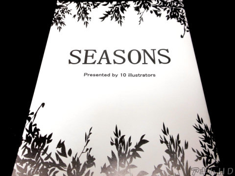 サークル・狐月亭「SEASONS」「四季」をテーマにしたけも耳の女の子のイラストが収録された合同誌