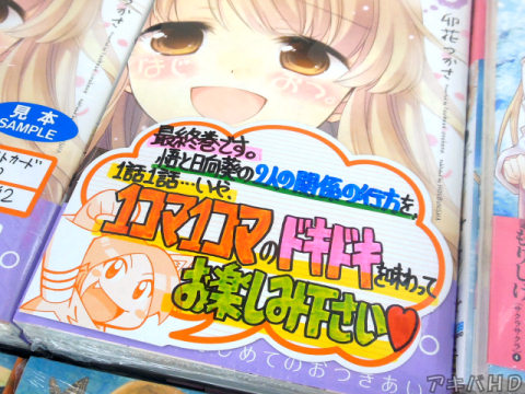 とらのあな「2人の関係の行方を1話1話…」「いや、1コマ1コマのドキドキを味わってお楽しみ下さい♥」