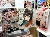 COMIC ZIN、イラスト入りサイン色紙