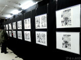一話分を展示していた原画コーナー